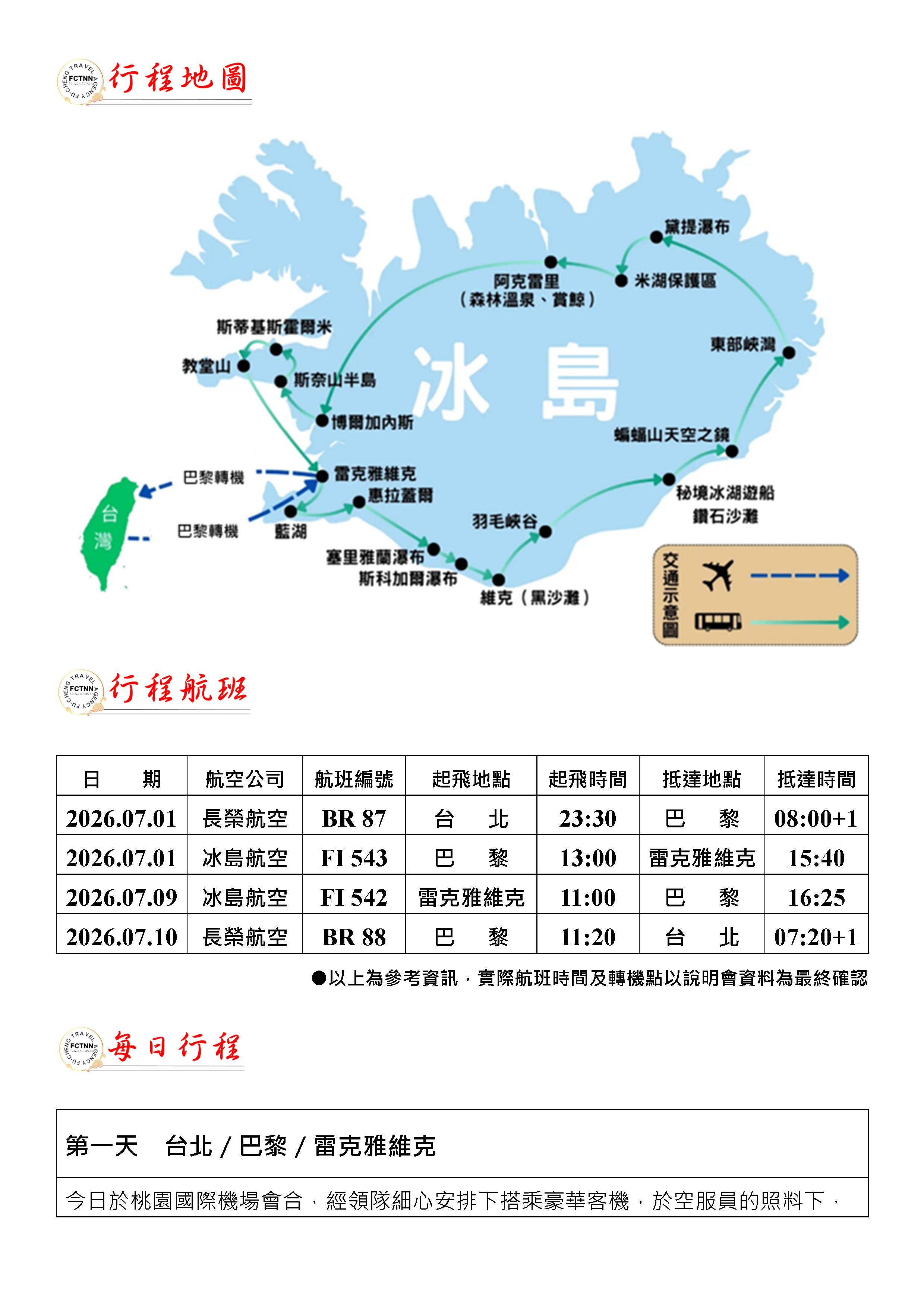 府城旅行社Rey的旅遊天地